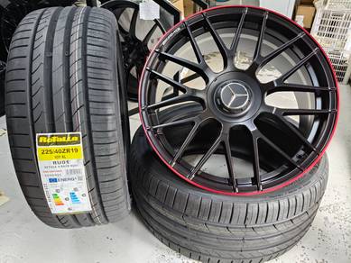 Mercedes W206 W205 W204 19" Rim + Tayar Baru R124