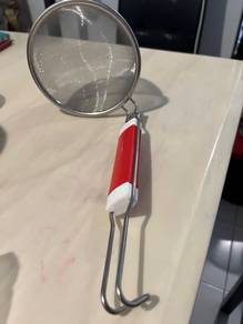 Big Stainless Steel Food Scoop Noodle Strainer