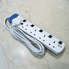 5-Way Extension Power Socket | Individual Switches
