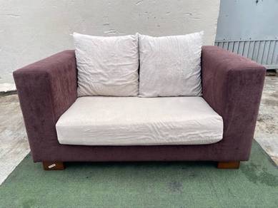 YD06B Kerusi 2 Seater 5 Feet Sofa Slipcover Fabric