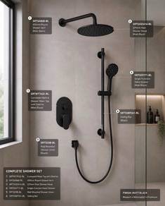 Sorento Shower Set