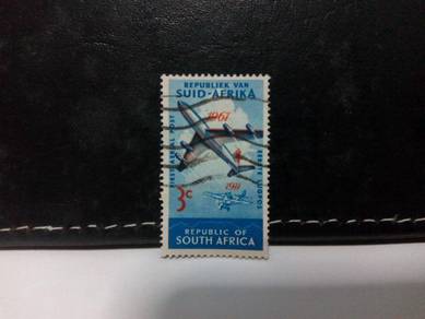 1961 South Africa Stamp, Aircrafts, Air Mail