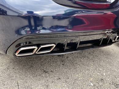 Mercedes W205 C63 Diffuser With Tail pipe