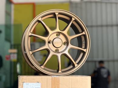 Sport Rim Baru 15 Volk Rays ZE40 Matt Bronze Siap