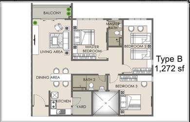 Condominium For Rent in The Paradigm Suites