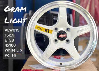 New Rim Gram Light 15 Inch White Lip Polish