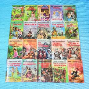 Vintage Great Illustrated Classics Series Lot 20