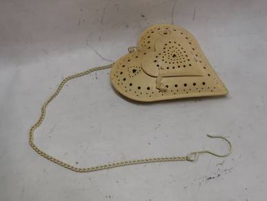 Hanging Heart Shaped Tea Light Candle Holder.