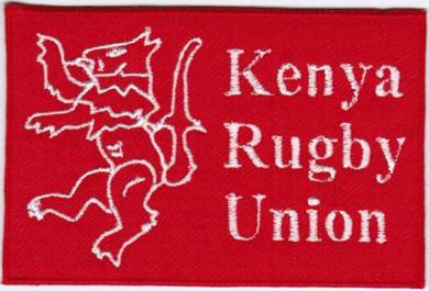 Kenya National Rugby Union Team RED Simbas Patch