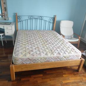 bed frame and mattress for sale