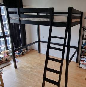 STORA Loft bed frame AND Mattress