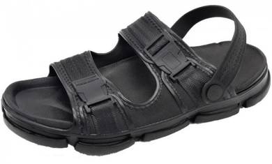 K0207 Black Slip On Sandal Slipper Outdoor Shoes