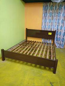 katil kayu queen baru ipoh 