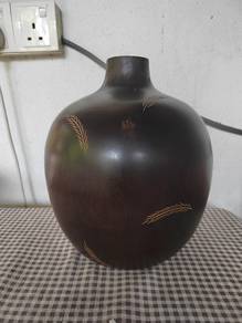 wooden vase
