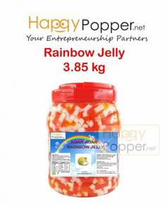 Rainbow Boba Fruity Milk bubble Tea Topping Jelly