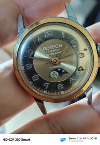 Vintage manual wind subdial watch