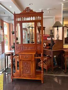 Vintage PERANAKAN Hallway stand With cabinet & d