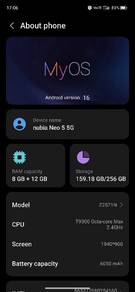 Nubia neo 5 5g