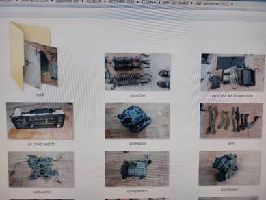 honda accord sm4 spare part terpakai