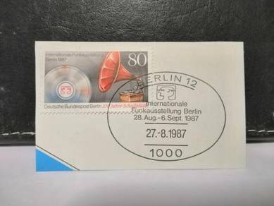 1987 Germany Stamp Vinyl Music Record