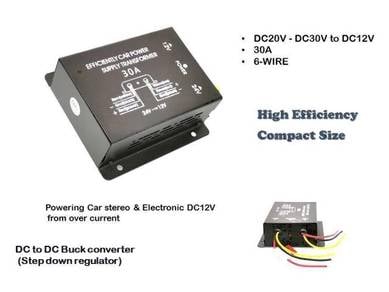 DC24V TO DC12V 30A POWER INVERTER DC Converter
