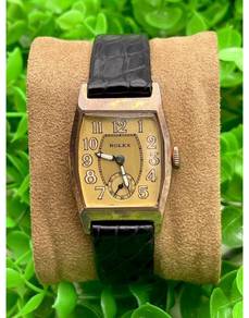 Rolex Tonneau Vintage Yellow Gold Ladies Watch 25M