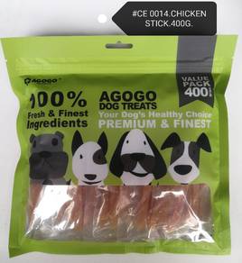 Agogo Chicken Stick Dog Treat 400gram Snack Anjing