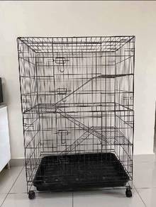 Sangkar Kucing Arnab Hamster saiz L Baru.