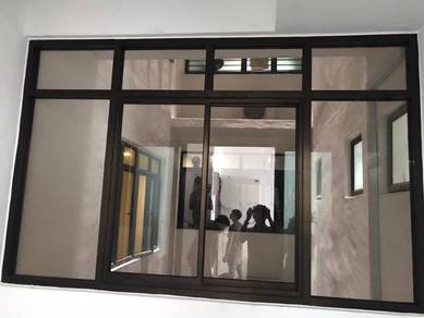 Tingkap Sliding Bilik Penjabat Kace Powder Coated
