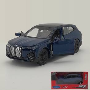 BMW iX 1:38 Die-cast Model Car -Blue