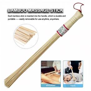 ( 10-655-01 ) Natural Bamboo Body Massager Hammer 