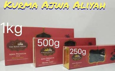 Kurma Premium Ajwa Aaliyah Dari Madinah 250Gm
