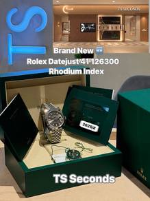 2025 New Rolex Datejust 41mm Rhodium Index 126300