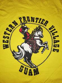 T-Shirt COWBOY WESTERN FRONTIER VILLAGE GUAM