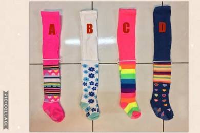 Tights for Baby Girl (0-6mths) ABCD