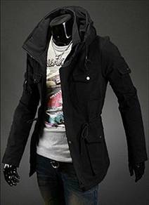 A64268 Military Hiking Coat Pocket Sweater Jacket