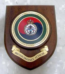 United Kingdom Military Plaque