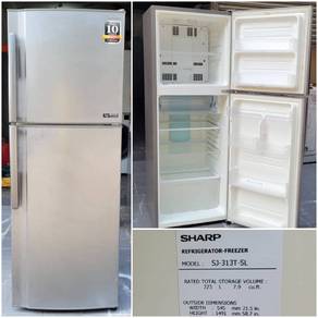 Sharp 2d fridge refrigerator peti ais peti sejuk