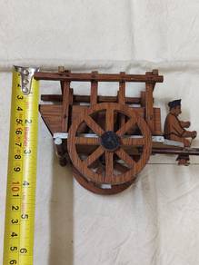 old wooden bullock .