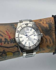 Custom Seiko Mod 40mm Silver 62mas