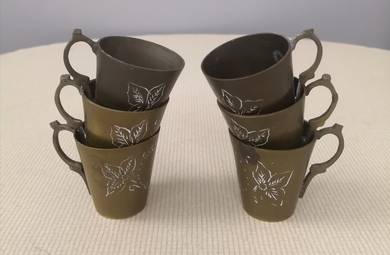Vintage brass cup 6