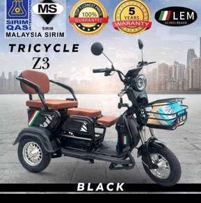 Tricycle Z3 Seat Adjustable di Kelantan