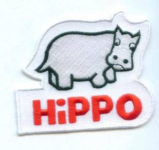 Hippo Golf Badge PGA Embroidered Patch