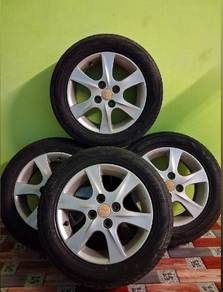 Rim standard myvi lagi best sekali tayar