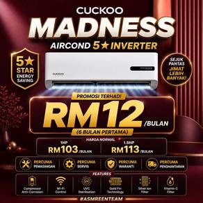 Aircond Vita 5 Stars Cuckoo Promo VQ225