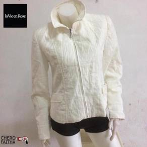 CRFT1321 la vie en rose zipper Jacket baju jaket w