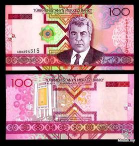 Turkmenistan 100 manat 2005 p 18 unc