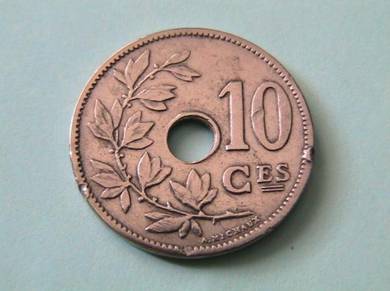 Belgium 10 Centimes 1904