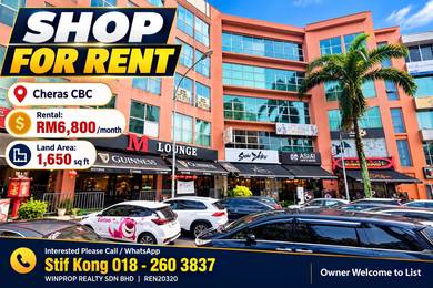 Shop lot For Rent in Cheras,KUL