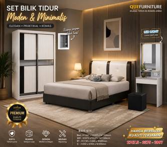 set bilik tidur Queen